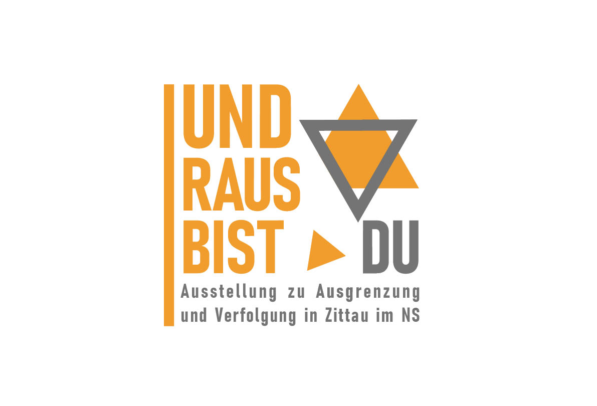 Logo Ausstellung "Und raus bist du"